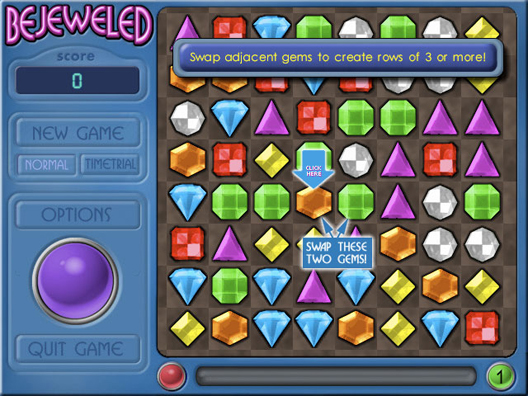 popcap bejeweled 2 free online
