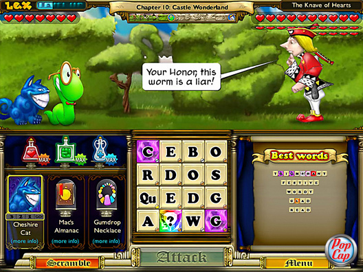 free bookworm game on popcap