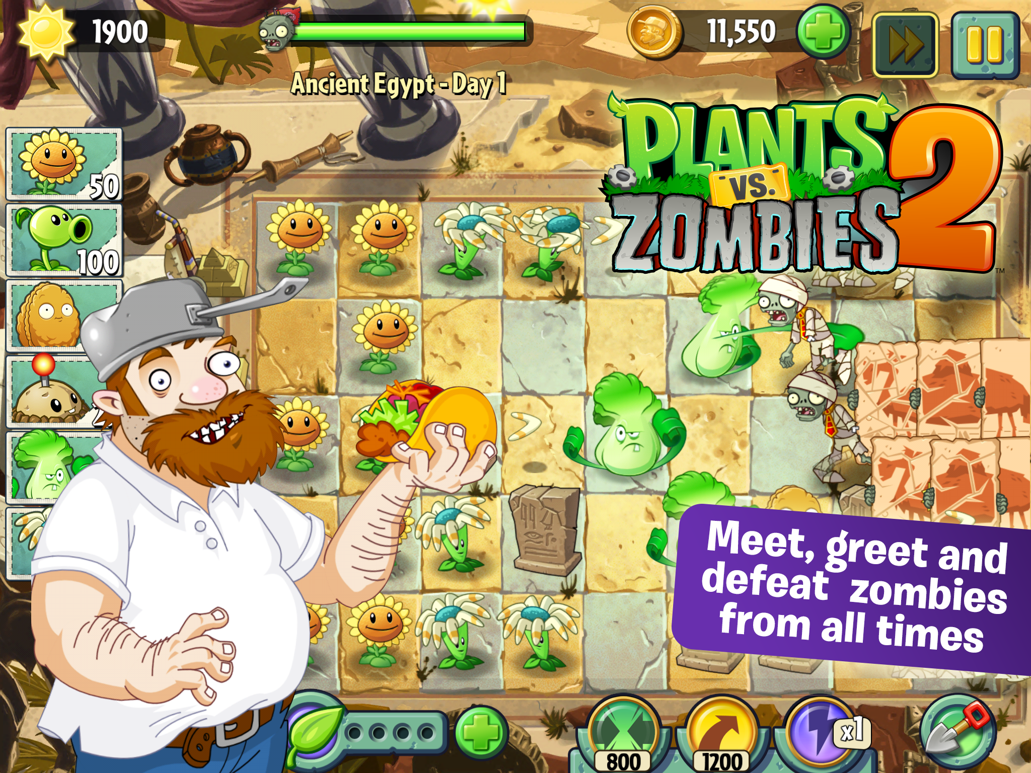 Plants vs Zombies 2 cheats