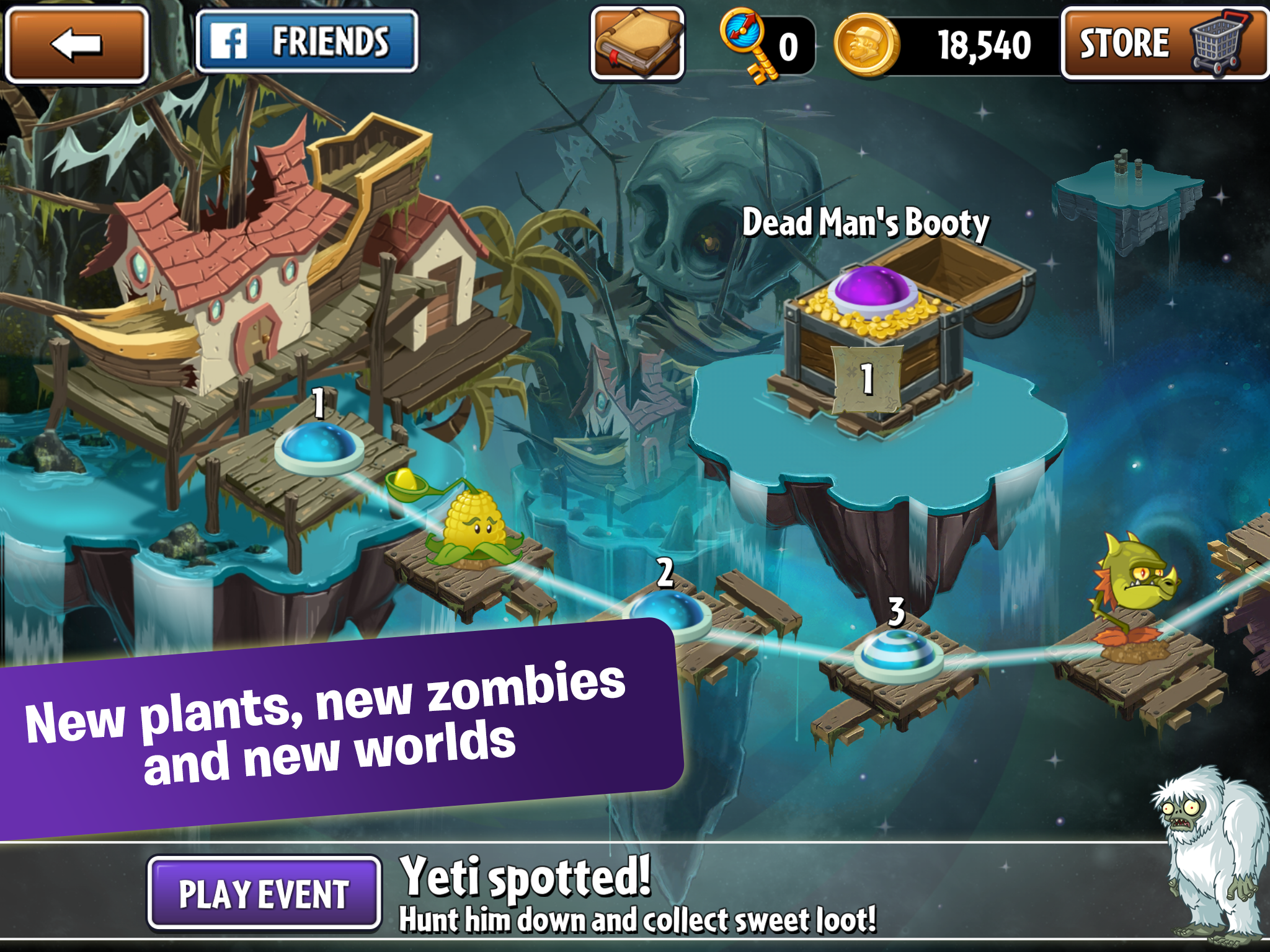 plants vs zombies 2 online games